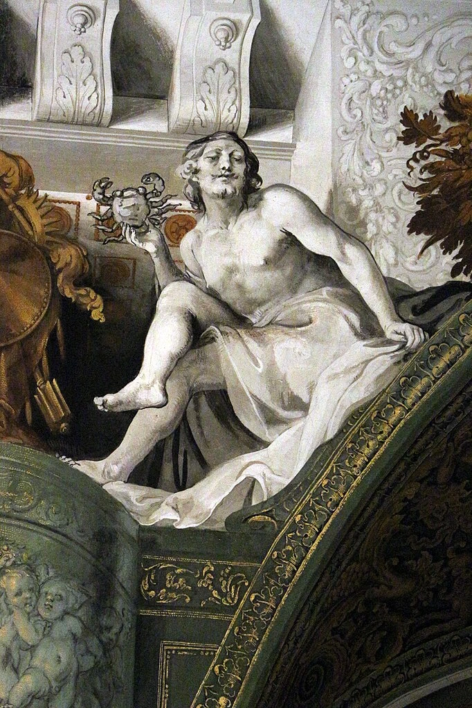 Giovanni Mannozzi - affreschi dell'anticamera della sala dell'udienza degli app. estivi di Palazzo Pitti, Firenze 8